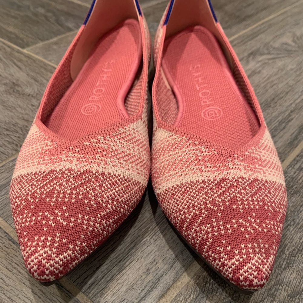 Rothy’s limited Pink Plaid points